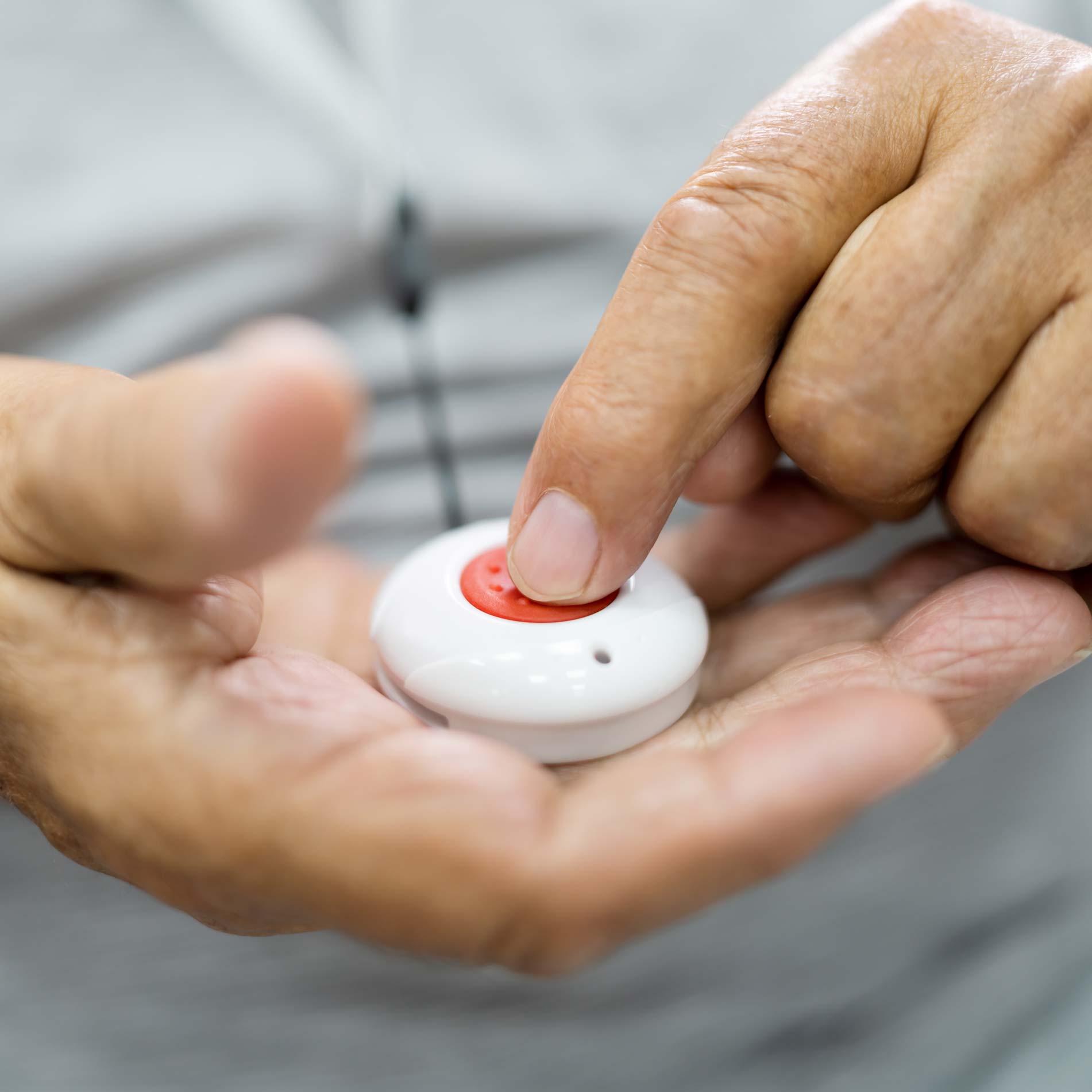 An emergency call button available to Stoneybrook Lodge residents